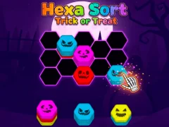 खेल Hexa Sort Trick or Treat ऑनलाइन