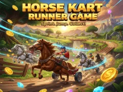 खेल Horse Kart Runner Game ऑनलाइन