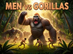 खेल Men Vs Gorillas ऑनलाइन
