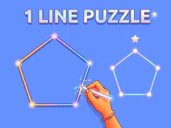 खेल 1 Line Puzzle ऑनलाइन