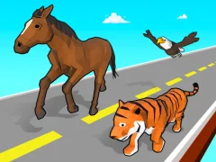 खेल Animal Transform Race ऑनलाइन