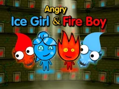 खेल Angry Ice girl and Fire boy ऑनलाइन