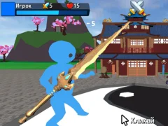 खेल Obby Stickman On Swords ऑनलाइन