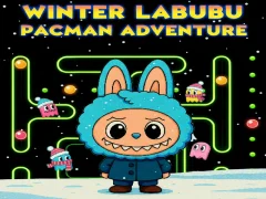 खेल Winter Labubu Pacman Adventure ऑनलाइन