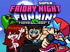 खेल Super Friday Night Funkin Vs Minecraft ऑनलाइन