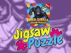 खेल Ninja Gorilla Jigsaw Puzzles ऑनलाइन