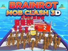 खेल Brainrot Mob Clash 3D ऑनलाइन