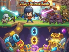 खेल Village Defense Battle ऑनलाइन