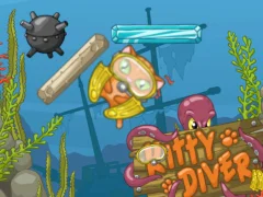 खेल Kitty Diver ऑनलाइन