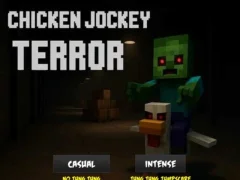 खेल Chicken Jockey Terror ऑनलाइन