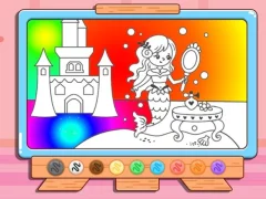 खेल Coloring Book: Mermaid Makeup ऑनलाइन