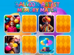 खेल Balloon Artist Memory Match ऑनलाइन