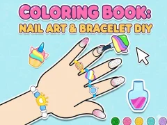 खेल Coloring Book: Nail Art & Bracelet Diy ऑनलाइन