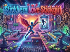 खेल Stickhero Love Stickgirl ऑनलाइन