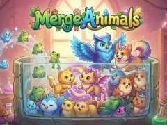 खेल Merge Animals ऑनलाइन