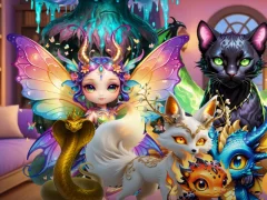 खेल Mysterious Familiars Enchanted Bestiary ऑनलाइन