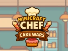 खेल Minicraft Chef Cake Wars ऑनलाइन
