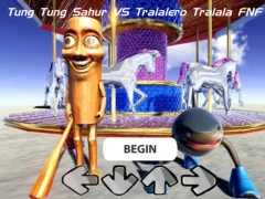 खेल Tung Tung Sahur VS Tralalero Tralala FNF ऑनलाइन
