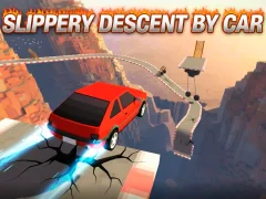 खेल Slippery Descent By Car ऑनलाइन