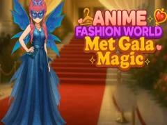 खेल Anime Fashion World Met Gala Magic ऑनलाइन