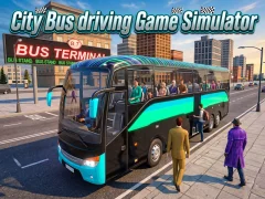 खेल City Bus driving Game Simulator ऑनलाइन