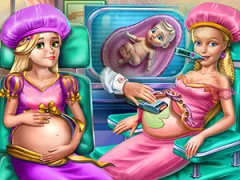 खेल Goldie Princesses Pregnant Check up ऑनलाइन