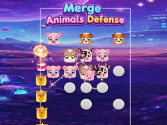 खेल Merge Animals Defence ऑनलाइन