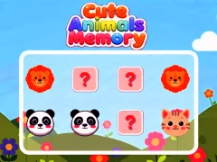 खेल Cute Animals Memory ऑनलाइन