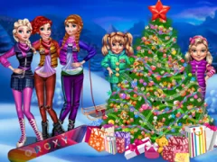 खेल Princesses Christmas tree ऑनलाइन
