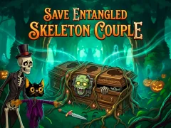 खेल Save Entangled Skeleton Couple ऑनलाइन