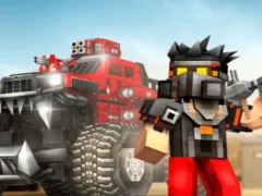 खेल Blocky Cars: Car Battle ऑनलाइन