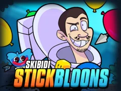 खेल Skibidi Stick Bloons ऑनलाइन