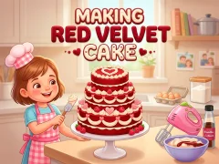 खेल Making Red Velvet Cake ऑनलाइन
