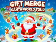 खेल Gift Merge Santa World Tour ऑनलाइन