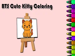खेल BTS Cute Kitty Coloring ऑनलाइन