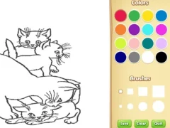 खेल Cats Coloring Book For Kids ऑनलाइन