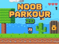 खेल Noob Parkour 2D ऑनलाइन