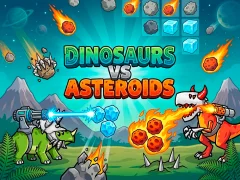 खेल Dinosaurs vs Asteroids ऑनलाइन