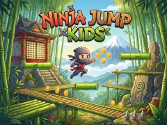 खेल Ninja Jump Kids ऑनलाइन