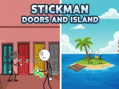 खेल Stickman Doors and Island ऑनलाइन