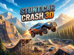 खेल Stunt Car Crash 3D ऑनलाइन