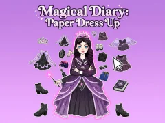 खेल Magical Diary: Paper Dress Up ऑनलाइन