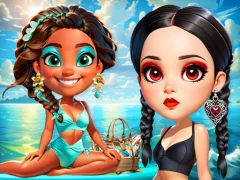 खेल Wave Chic Ocean Fashion Frenzy ऑनलाइन
