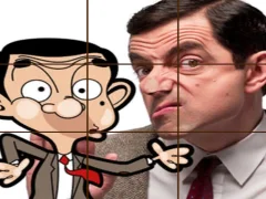 खेल Mr Bean Tile Puzzle ऑनलाइन