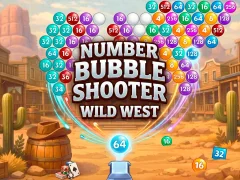 खेल Number Bubble Shooter Wild West ऑनलाइन