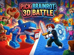 खेल Pick Brainrot: 3D Battle ऑनलाइन