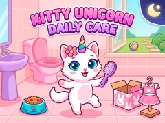 खेल Kitty Unicorn Daily Care ऑनलाइन