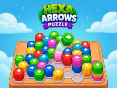 खेल Hexa Arrows Puzzle ऑनलाइन