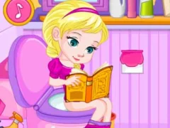 खेल Potty Train Baby Elsa ऑनलाइन