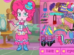 खेल My little pony Equestria Girls Pinkie Pie Dress Up ऑनलाइन